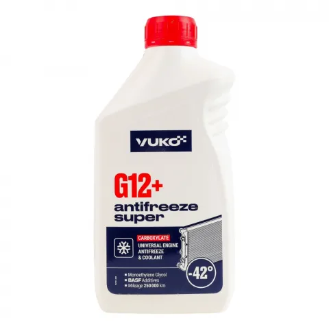 Рідина охолод. Yuko Antifreeze -40 Super G12+ черв. 1кг