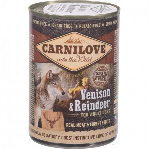 Корм д/собак Carnilove 400 г з північним оленем