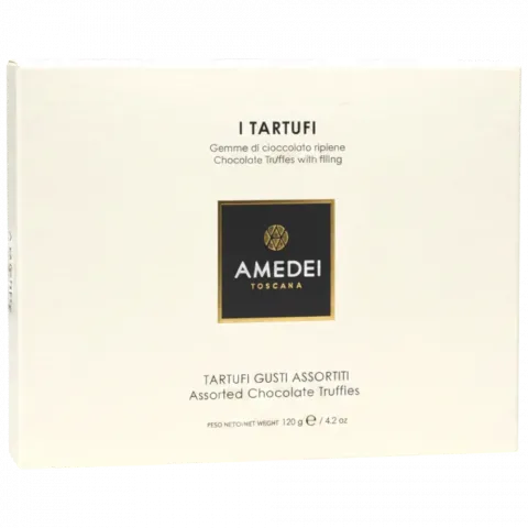 Цукерки Amedei 120 г асорті 12 трюфелів в кор И516(Італія)