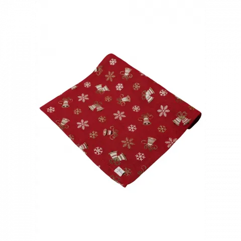 Доріжка Прованс 40х180 см Дзвіночки на червоному