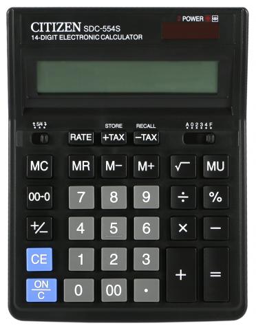 Калькулятор Citizen SDC-554S SDC-554S