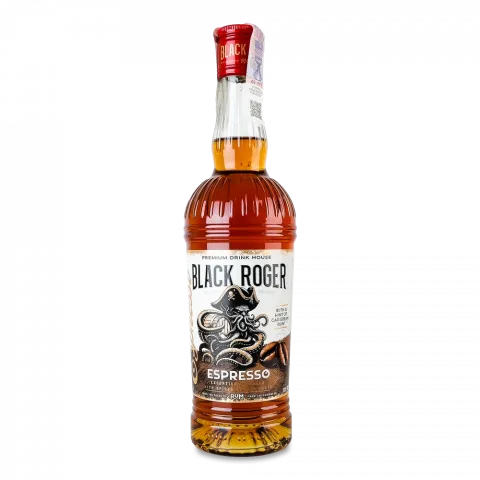 Напій спиртний Black Roger 0,5 л Espresso з ромом