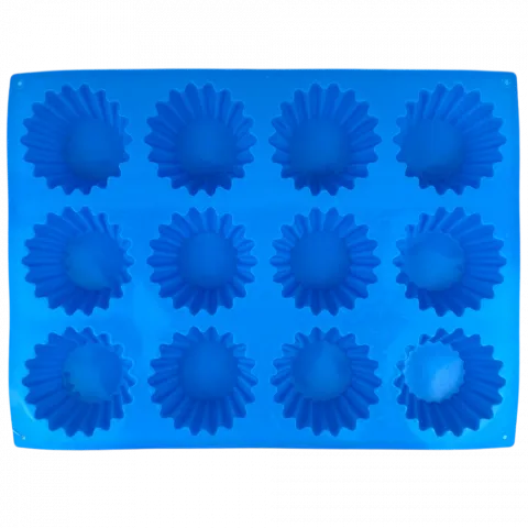 Форма д/випікання кексів силіконова 3526,53,2см арт. CK3-222B-F3-16523 И830