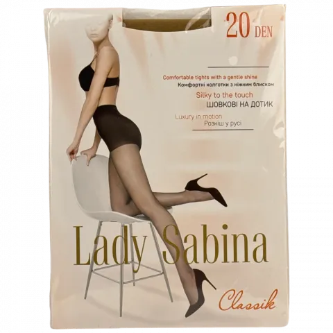 Колготи жін. LadySabina Class 20 Natural 5