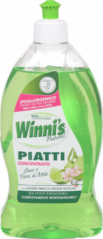 Засіб д/посуду Winni`s 500 мл Гіпоалергенне Piatti Lime
