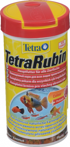 Корм дриб Tetra Rubin 250 мл пластівці для забарвлення