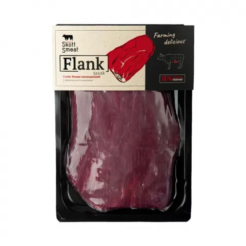 Грудна част. Scott Smeat ялов. Flank steak` охол. в/у ваг.`