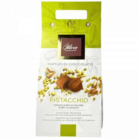 Цукерки Oliva 130 г Трюфель з фісташками (Італія)