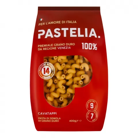 Макарони Pastelia 400 г Ріжки кручені
