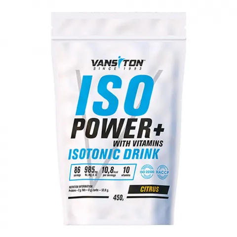 Добавка дієтична Vansiton Ізотонік ISO Power 450 г Цитрус