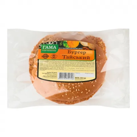 Бургер Fresh Sandwiches 250 г Тайський