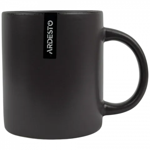 Чашка керм. Ardesto Lucca 360 мл Grey brown AR2930GMC