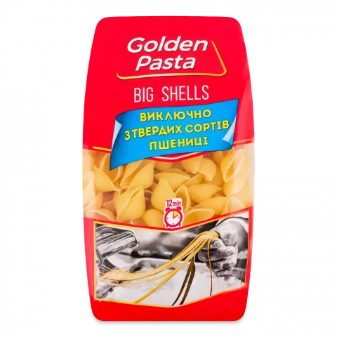 Макарони Golden Pasta 400 г Мушля велика
