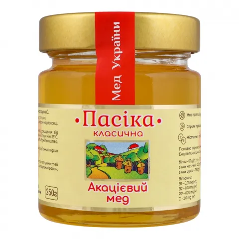 Мед Пасіка 250 г скл. Акаційовий