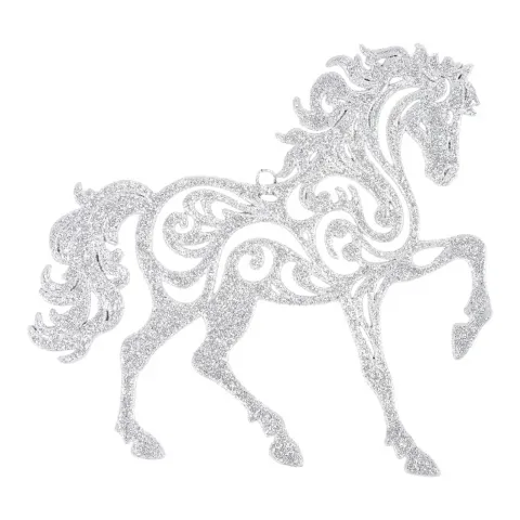 Прикраса новорічна Mislt Коник ажурний 2Д