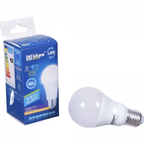 Лампа LED Іскра звичайна жовта 8 Вт E27