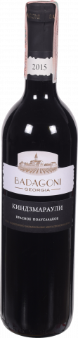 Вино Бадагони Кіндзмараулі 0,75 л червон. нсол. 12