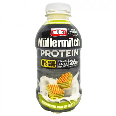 Молочний шейк Muller 400 г Protein Zero Фісташк(Німеччина)
