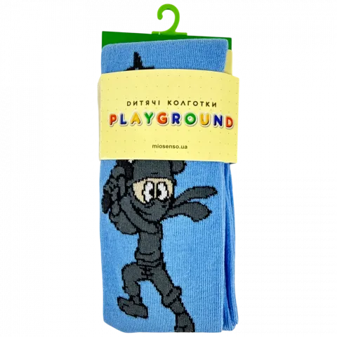 Колготки дит. Playground 0085 Ніндзя блакитний, р. 092