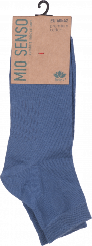 Шкарпетки чол. Mio Senso короткі C201R джинс, р. 40-42