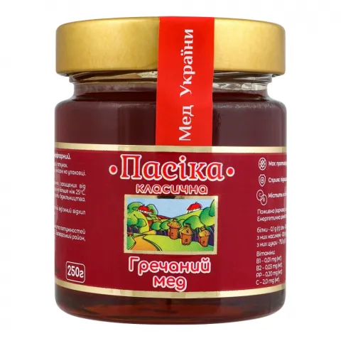 Мед Пасіка 250 г скл. Гречаний