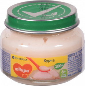 Пюре Milupa 80 г Курча