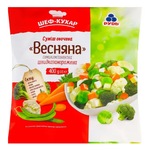 Св морож суміш Рудь 400 г Весняна 7- ми компонентна