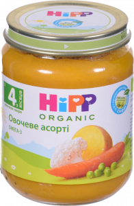 Пюре Hipp 125 г Овочеве асорті 4013