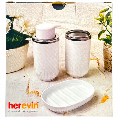 Набір Herevin д/ванної кімн.3шт чорн162241-010 И547(Тур)