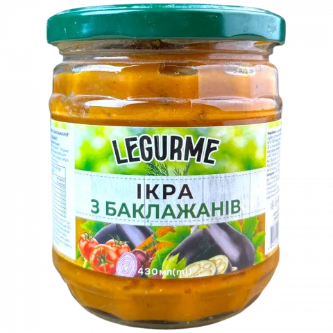 Конс Ікра Legurme 430 г з баклажанів И388 (Молдова)