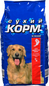 Корм д/собак 3 кг М`ясний
