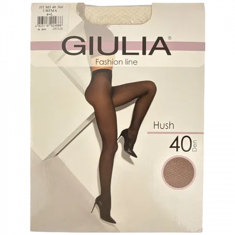 Колготи жін. Giulia Hush 40 6 Crema 4