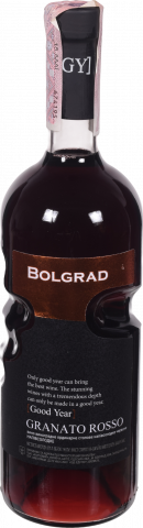 Вино Болград Good Year Granato Rosso 0,75 л нсол. червон.