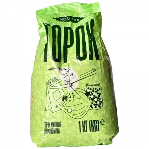 Крупа Комірка Горох 1 кг колотий