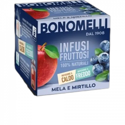 Чай Bonomelli Яблуко та чорниця 12шт И332 (Італ)