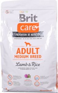 Корм д/собак Brit Care Adult Medium Breed Lamb and Rice 3 кг д/середніх порід собак 132710
