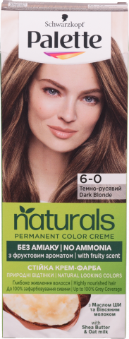 Фарба д/волосся Palette Naturals6-0 Темно-русявий