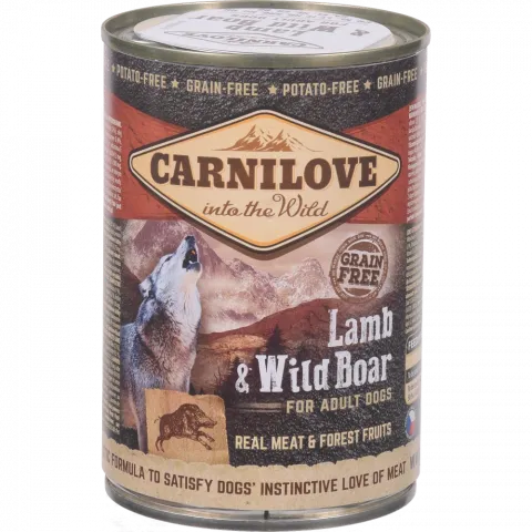 Корм д/собак Carnilove 400 г з ягням та кабаном