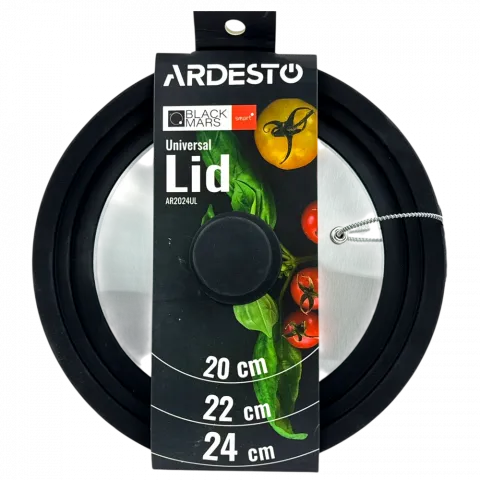 Кришка універ. Ardesto BlackMars Smart 20-24 см AR2024UL