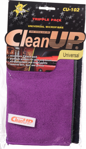 Серветка універсальна CleanUP з мікрофібри 30x30 см CU-102