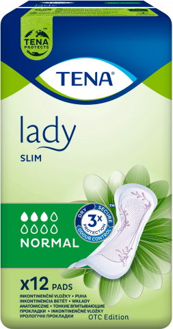 Прокладки урологічні Tena 12 шт. Lady Slim Normal