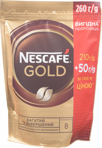 Кава Nescafe Gold 210/230 г пак.