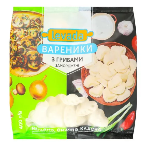 Вареники Левада 400 г з грибами