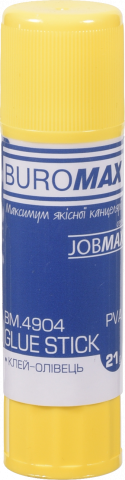 Клей-олівець BuroMax 21 г PVA BM.4904
