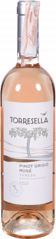 Вино Торреселла Піно Гріджіо Розе IGT 0,75 л сух. рожев.