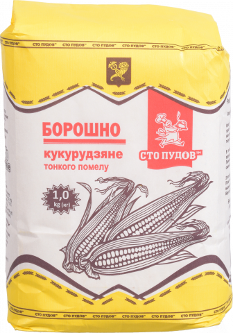 Борошно Сто пудів 1 кг кукурудзяне