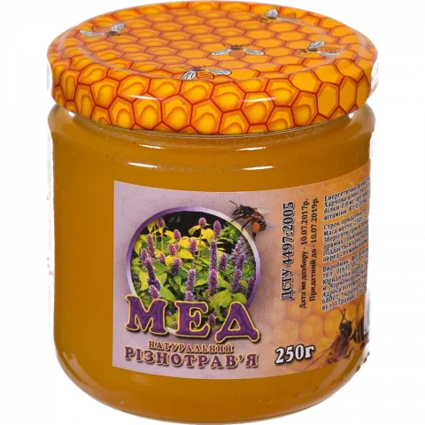 Мед Таврійський 250 г різнотрав`я