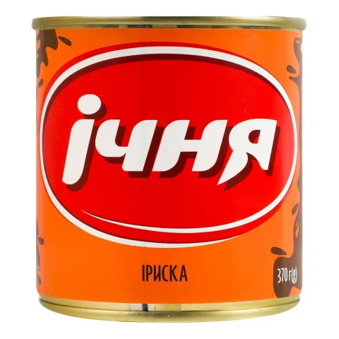 Молоко згущ. Ічня 370 г з/б Іриска з цукром нежирне