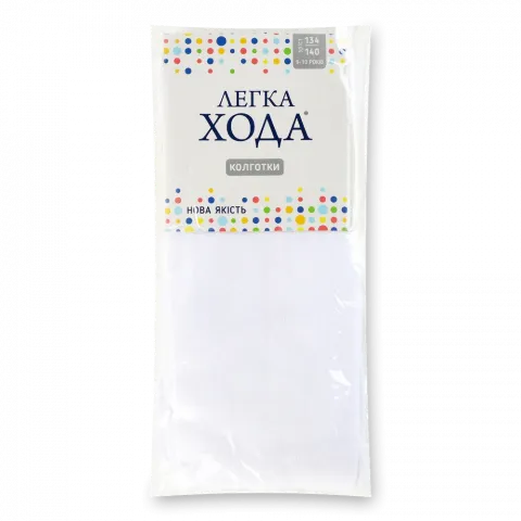 Колготки дит. Легка Хода 8098 134-140 68 22 білий