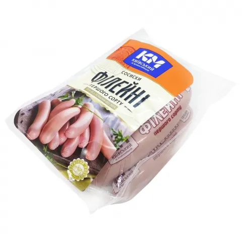 Сосиски KMK Філейні 1 ґат. ваг.